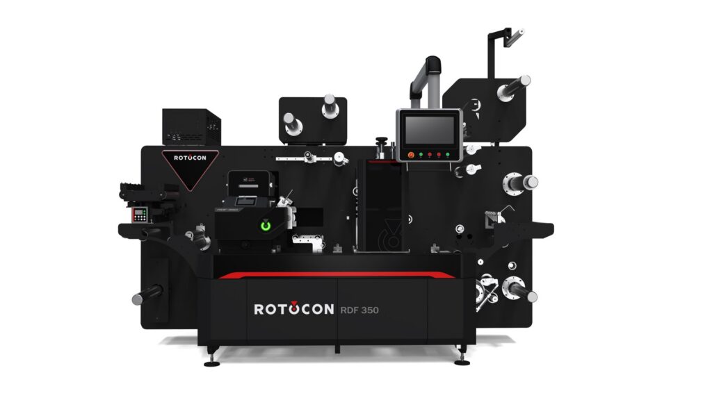 ROTOCON RDF Digital Printed Label Converting & Finishing System
