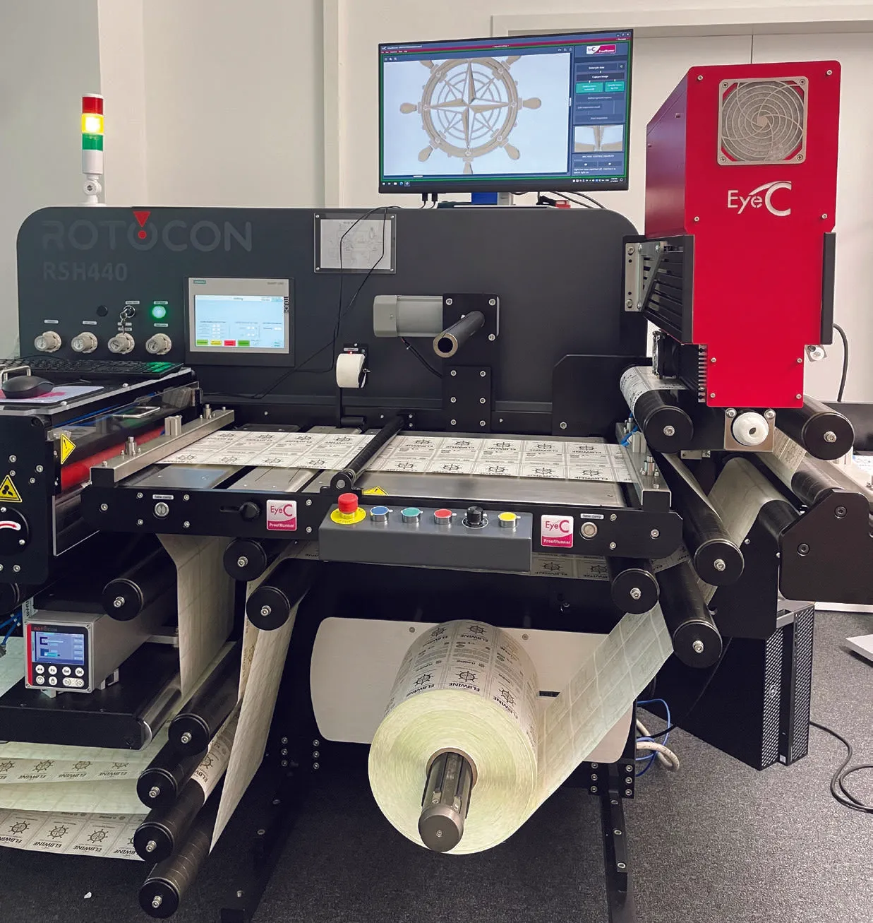 EyeC ProofRunner Web HighLight inline inspection system