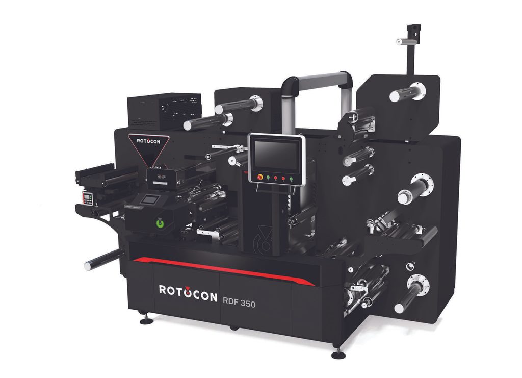 ROTOCON RDF DIGITAL PRINTED LABEL CONVERTING & FINISHING SYSTEM